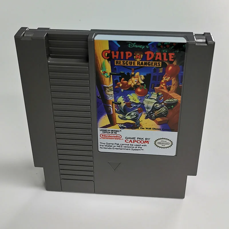 Chip 'N Dale: Rescue Rangers For Nintendo NES - 8 Bit Game Cartridge