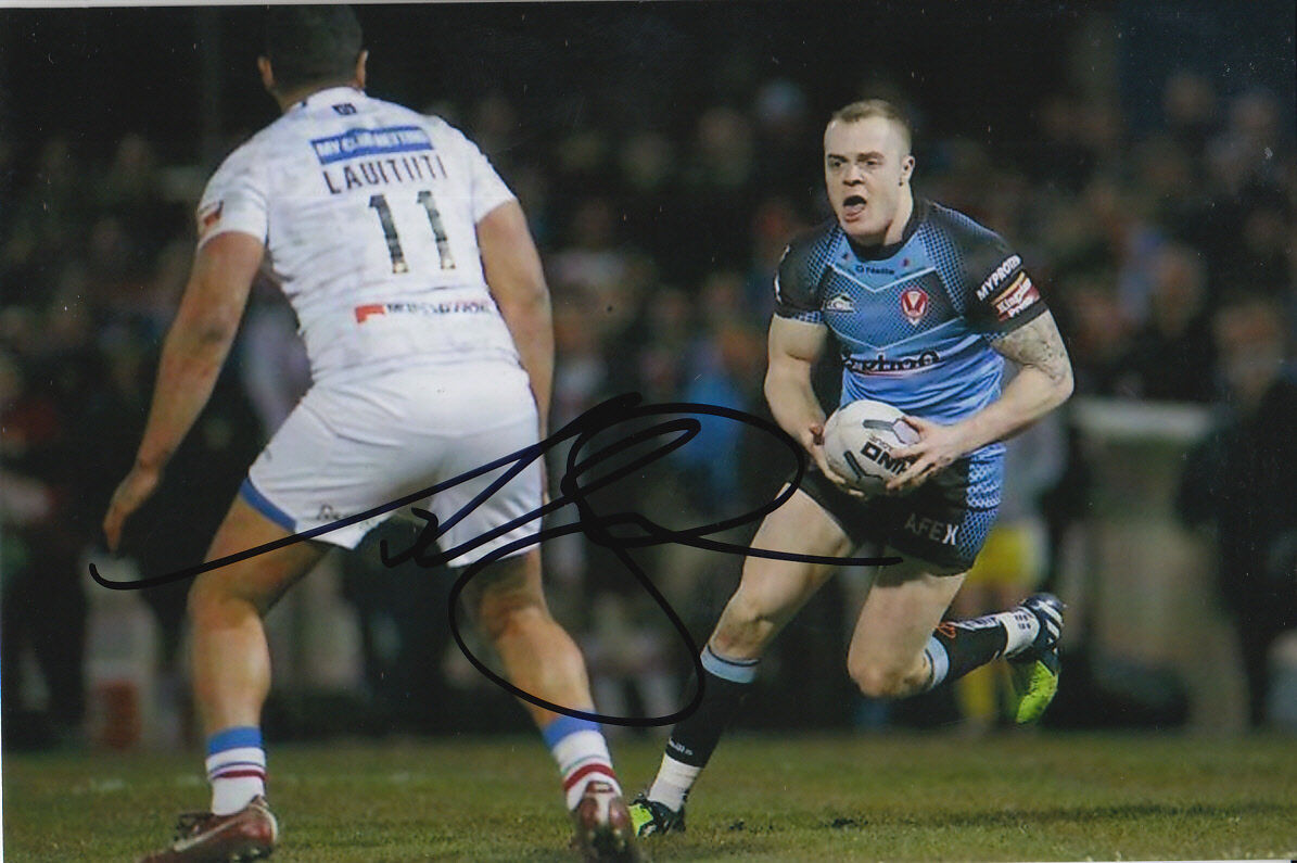 ST HELENS HAND SIGNED ADAM SWIFT 6X4 Photo Poster painting 9.