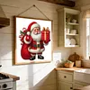 Santa W/ Gift Bag Full 11CT DIY Stamped Cross Stitch Kits for Adult 40x40cm tapestrymarket
