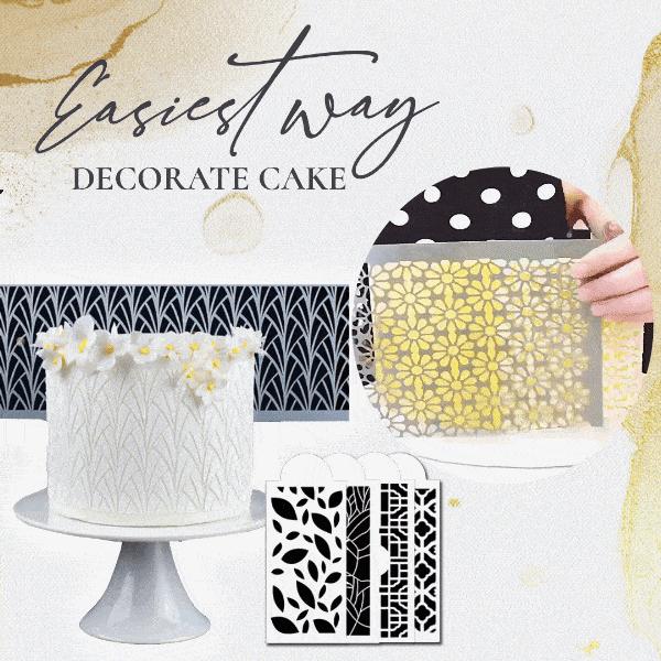 Vintage Cake Decoration Pattern Board