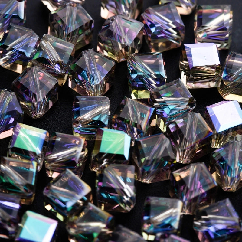 100 PCS/Package 50 PCS/Package Glass Solid Color Beads