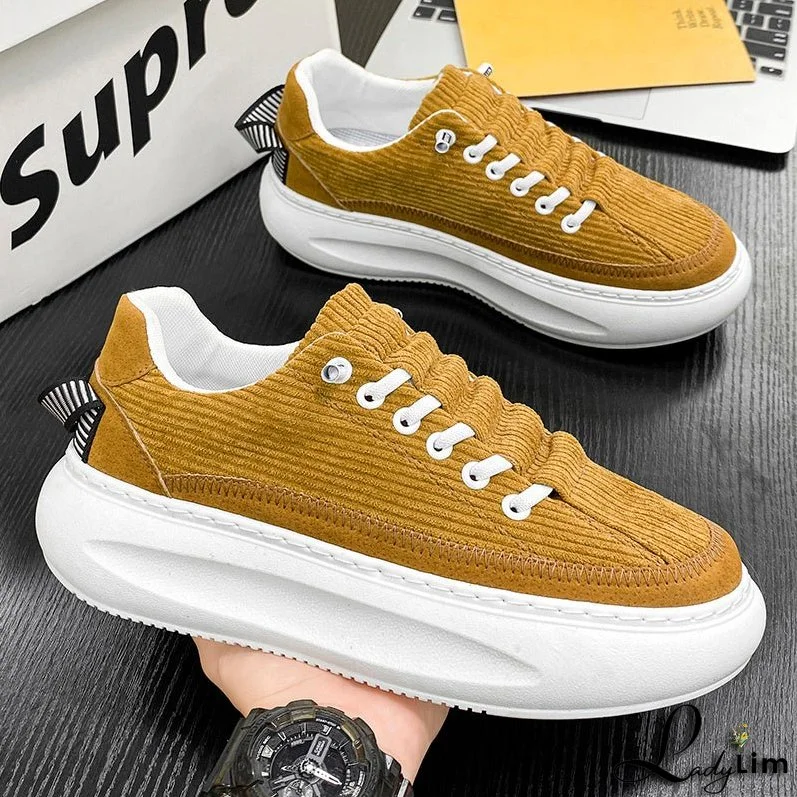 Men's Thick-Soled Height-Increasing Platform Shoes