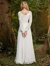 Crochet Hollow Long Sleeves Maxi Dress