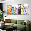 Pokemon evolution-plein diamant rond peinture-100 * 40cm-grande taille