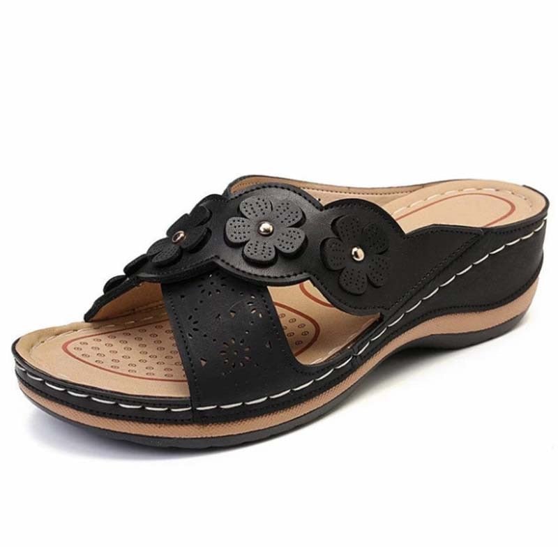2021 Women's Sandals Fashion Soft Durable Women Shoes Slip On Sandals Ladies Outdoor Comfty Shoes Female Flowers Sandalias Mujer