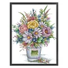 (Stamped/Counted) Colorful Vases-14CT Cross Stitch 33*44cm/12.99*17.32in