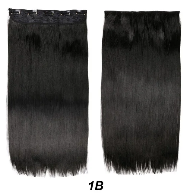 Jewtribute Hair®|One Piece Clip Hair Extensions Wavy Curly Hairpieces 