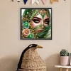 Elegant Beauty-Partial Special Shaped Diamond Painting 30*30CM