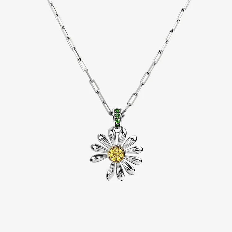 Cutaway Daisy Necklace