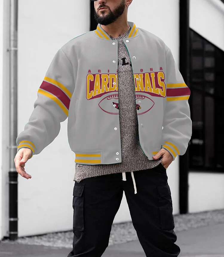 Arizona Cardinals Men's Limited Edition Full-Snap Casual Jacket