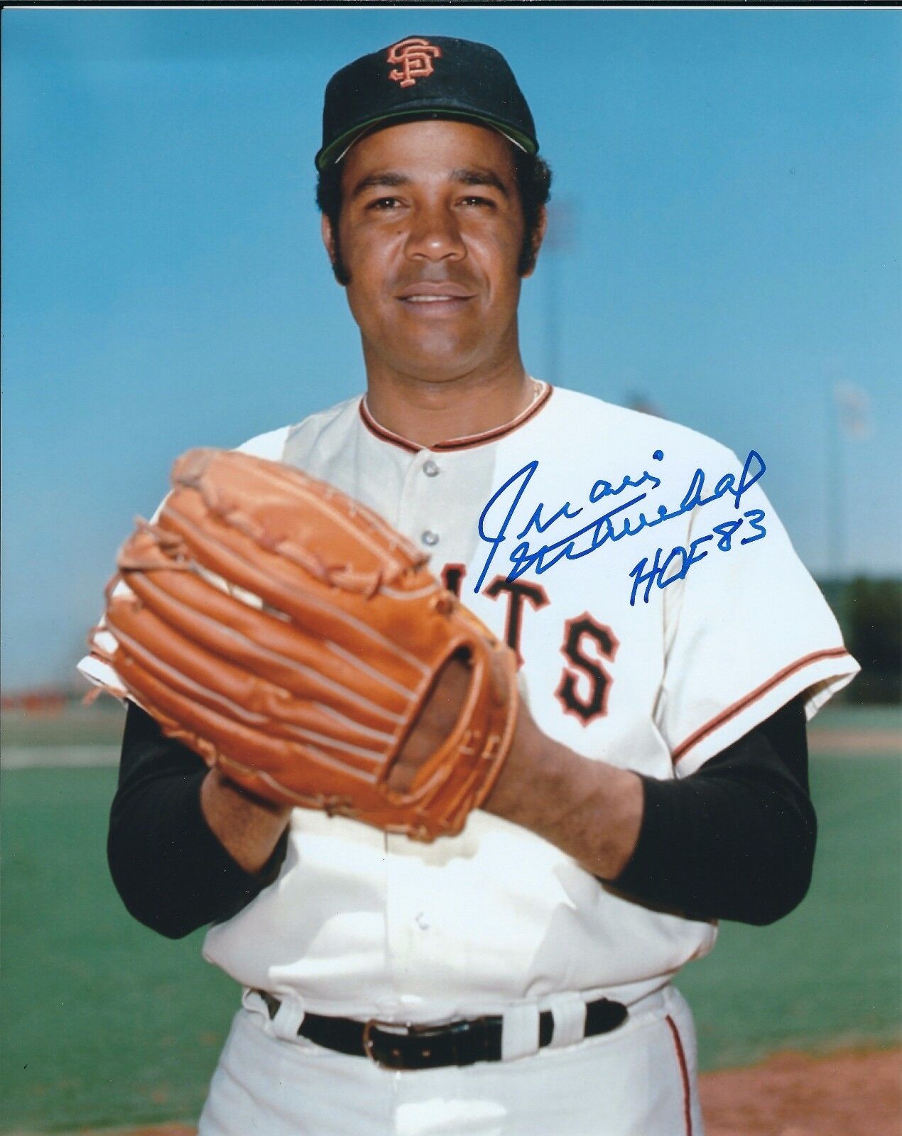 Signed 8x10 JUAN MARICHAL HOF San Francisco Giants Autographed Photo Poster painting - COA