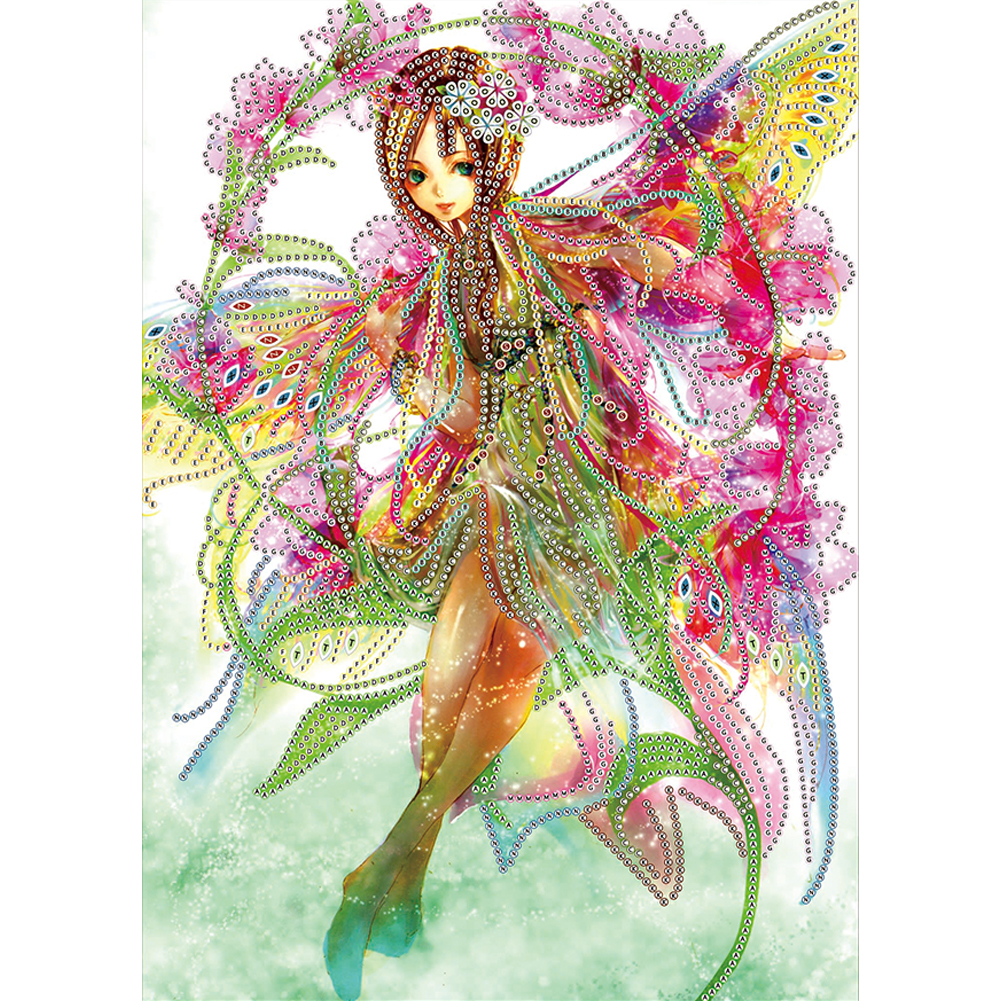 

Fairy Girl - Special Shaped Diamond Painting - 30*40CM, 501 Original