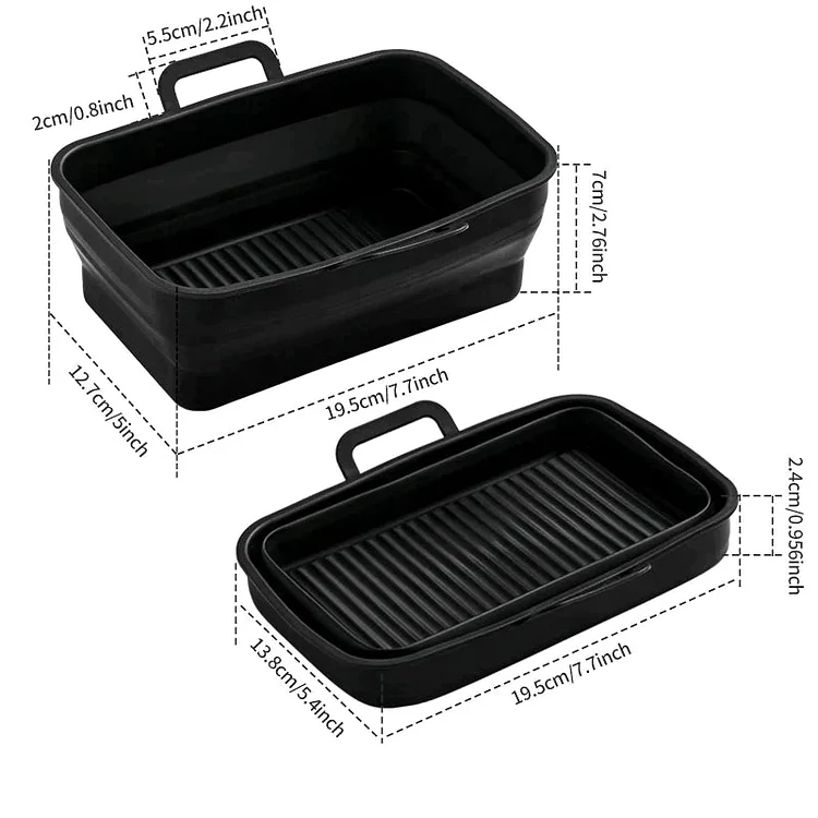 Foldable Air Fryer Silicone Baking Tray | 168DEAL