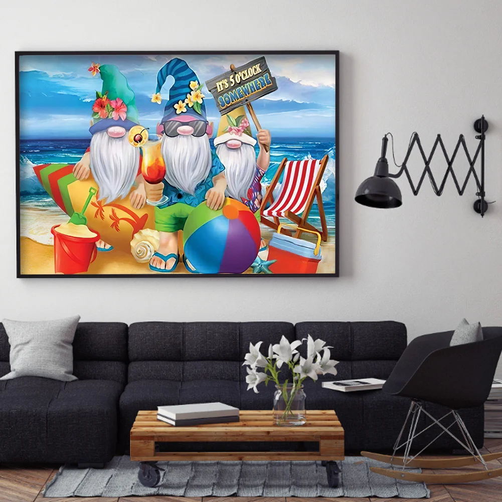 Diamond Painting - Full Round Drill - Beach Goblin(45*30cm)