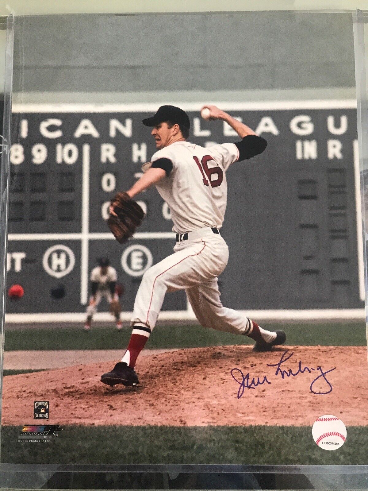 Jim Lonborg Signed 11x14 CY Young Boston Red Sox B