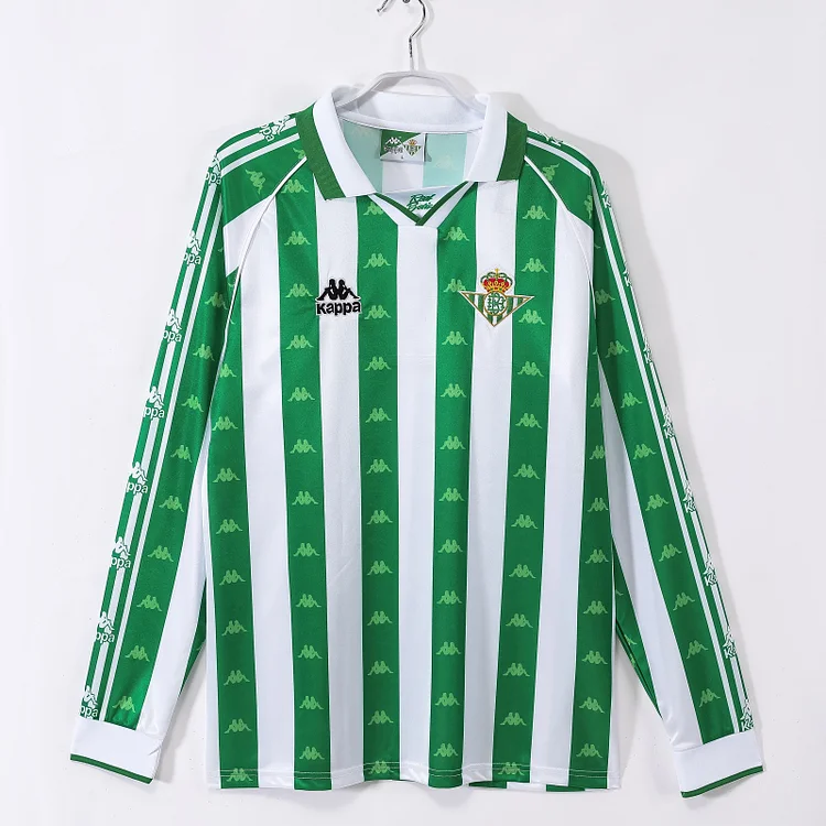1995/97 Real Betis Home Retro Long Sleeve Shirt