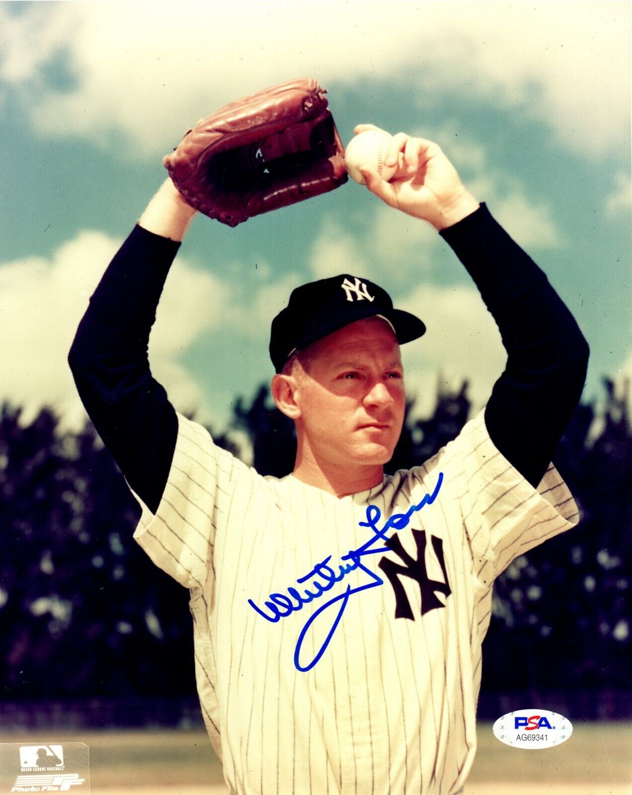 Whitey Ford autographed signed 8x10 Photo Poster painting MLB New York Yankees PSA COA WS Champ