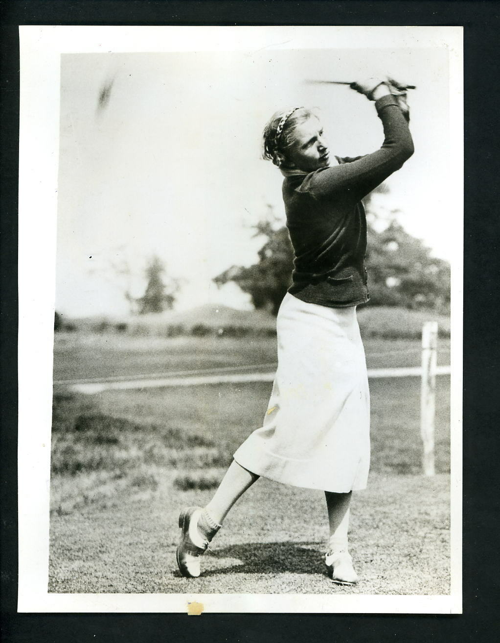 1937 Coronation Golf Tournament Moor Park Club Press Photo Poster painting Diana Fishwick