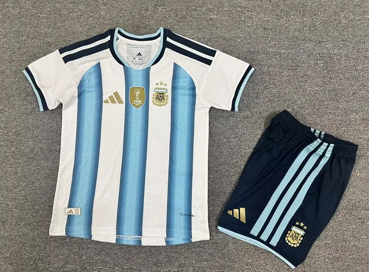 Argentina 2026 Home Football Jersey (Kids' Player Version) &mdash; 1:1 Replica (Thai Quality)