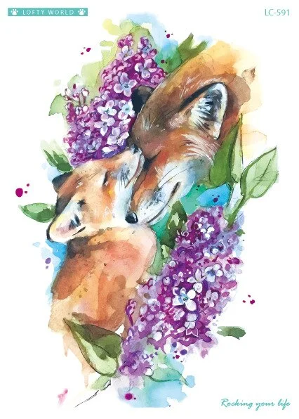 Sdrawing Transfer fake tattoo Waterproof Temporary Tattoo sticker men women Tiger wolf tattoo flash tatto arm tatoo makeup sticker