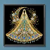 Diamond Painting-DIY Crystal Rhinestone Moon Shining Girl