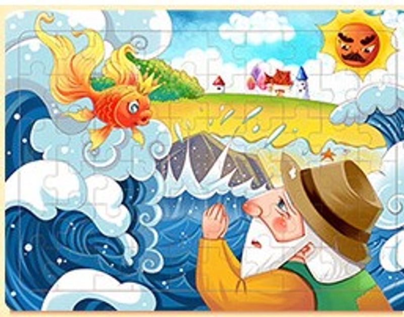 Puzzles Toddler(3-6years) Cartoon Wood Toys