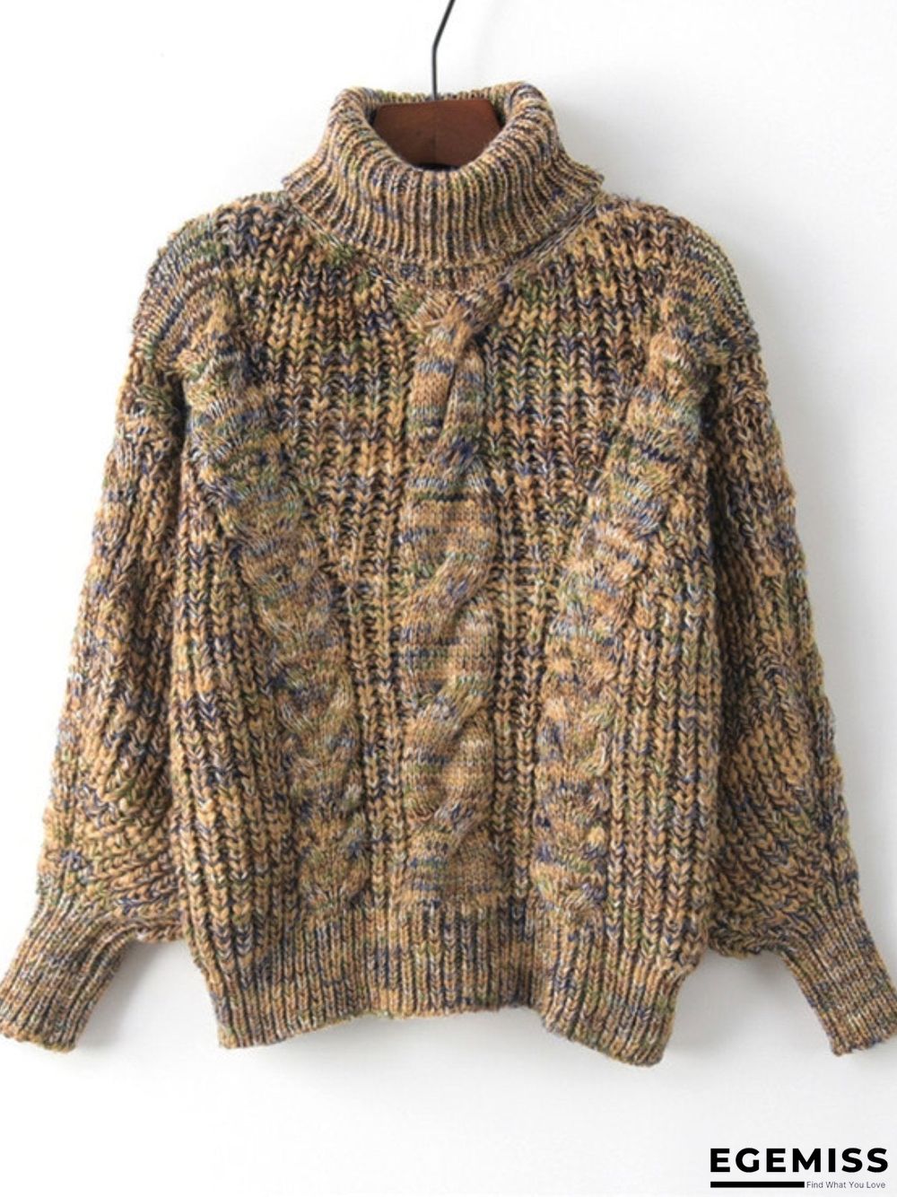 Casual Plus Size Cowl Neck Sweater Pullover | EGEMISS