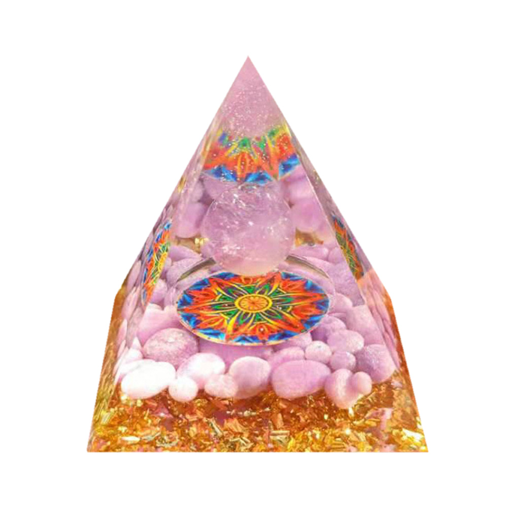 

5cm Natural Orgonite Pyramid Chakra, 501 Original
