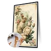 (US Only)2pcs Paint By Numbers Kit On Canvas DIY Oil Art Animal Picture Home Decor40x60cm