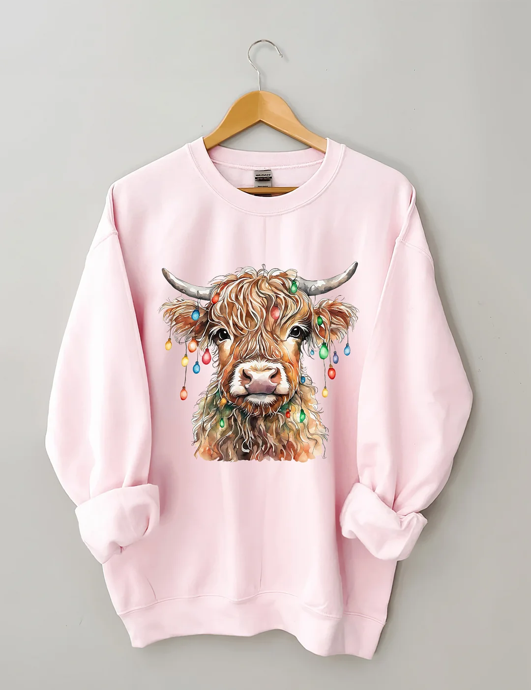 Christmas Cow Sweatshirt