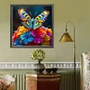 Diamond Painting -5D Full Round Drill Butterfly(40x40cm)