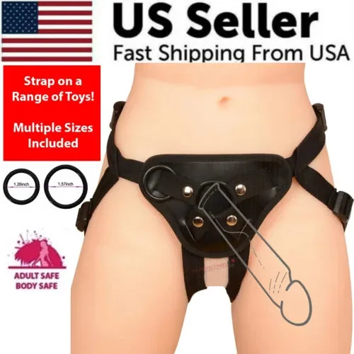 pornhint Pornhint Strap On Harness Strapon Realistic Dildo Toys With Rings Lesbian Adult Sex Toys
