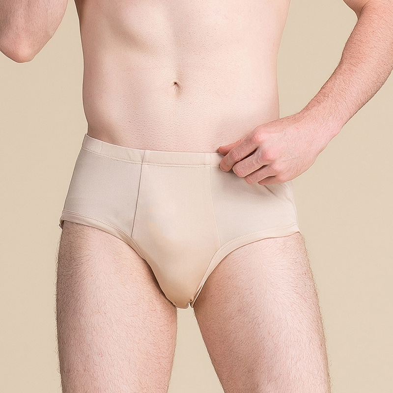 Clearance-Men's Silk Briefs Elastic Style REAL SILK LIFE