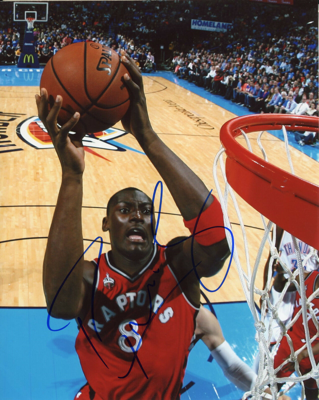 Bismack Biyombo Autographed 8x10 Toronto Raptors#S1324