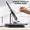 Tablet Phone Holder Magsafe Magnetic Three-in-one Wireless Charger Desktop Fast Charging Base Foldable 4-in-1 Charging Base Multiple Apple Device Wireless Charging Station, Suitable for Huawei Apple 15 iPhone 14 Charging Universal Apple Watch 9 Watch