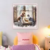 Dog Cat-11CT Stamped Cross Stitch 40*40cm/15.75*15.75in tapestrymarket