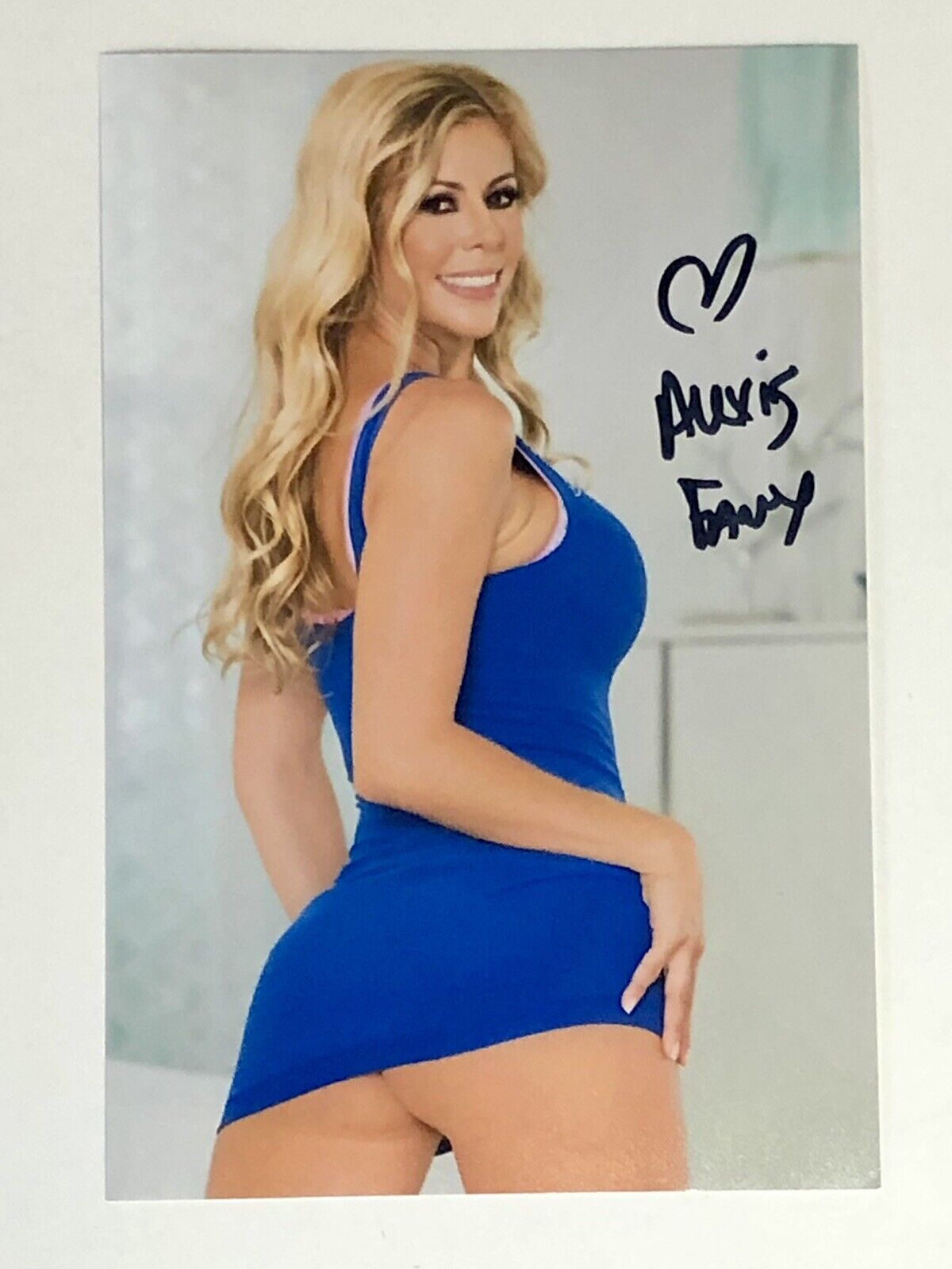 Alexis Fawx Autographed Photo Poster painting