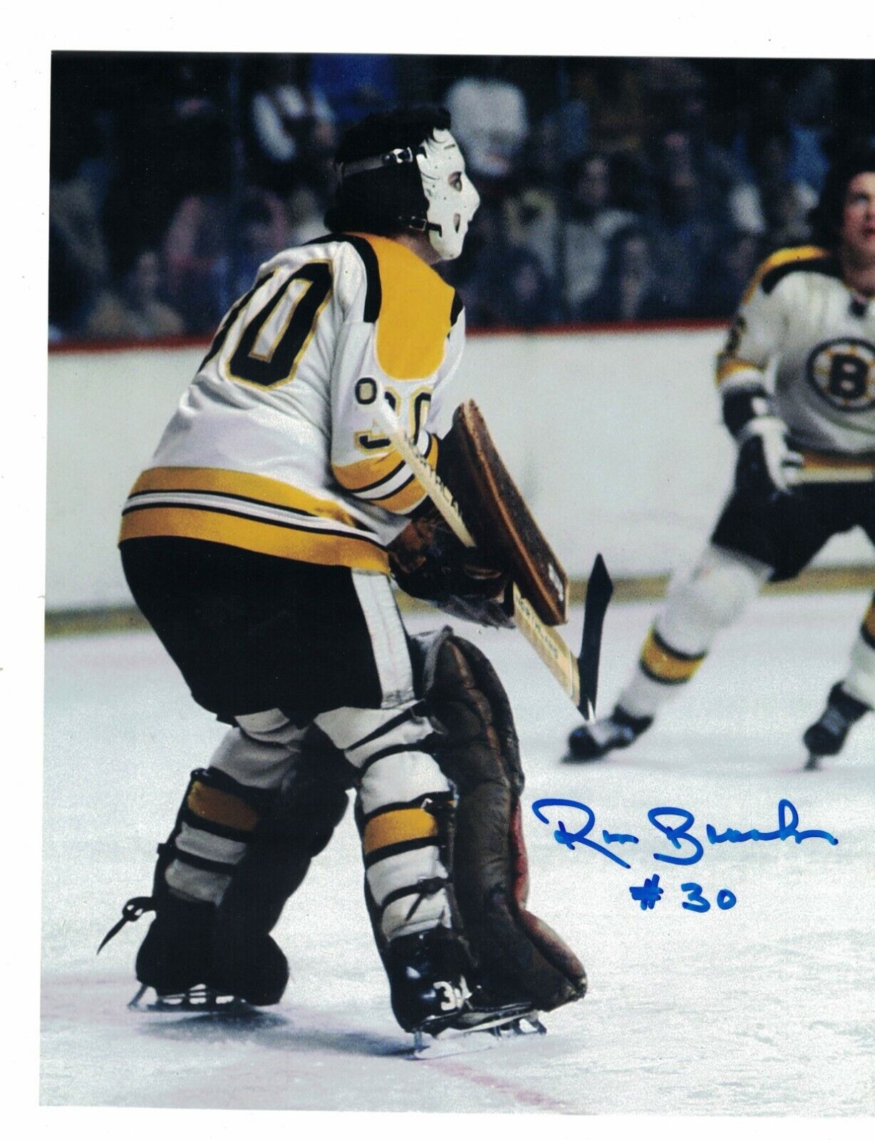 Ross Brooks Boston Bruins Signed 8 x 10