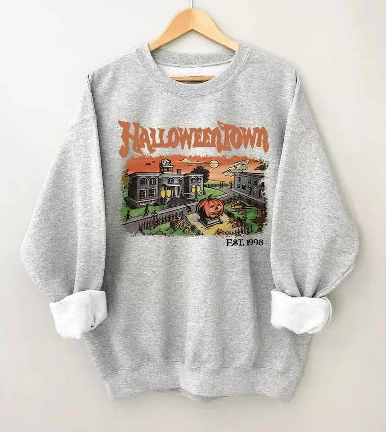 Halloweentown Printed Sweatshirt