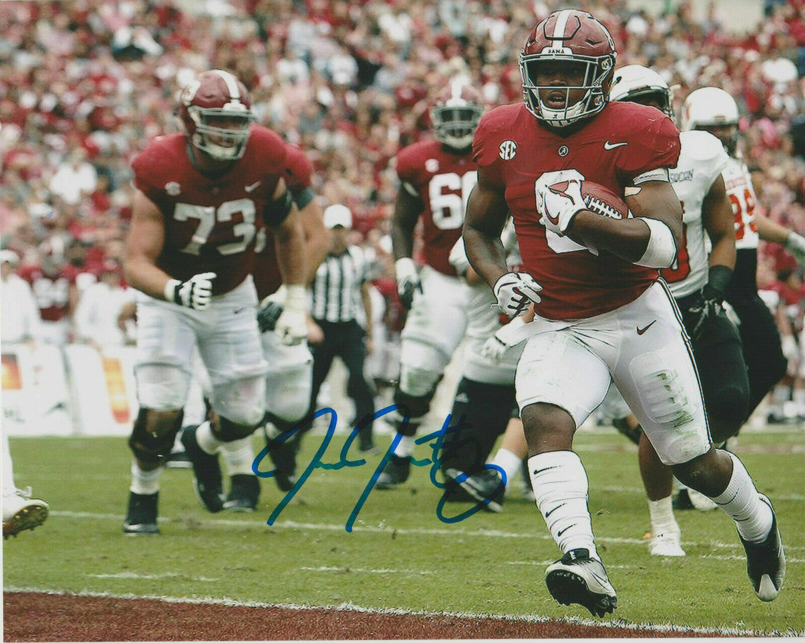 Josh Jacobs Autographed Signed 8x10 Photo Poster painting ( Raiders ) REPRINT