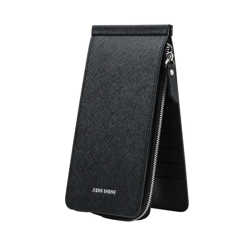 Mature Women's Wallet Long Zip Clutch