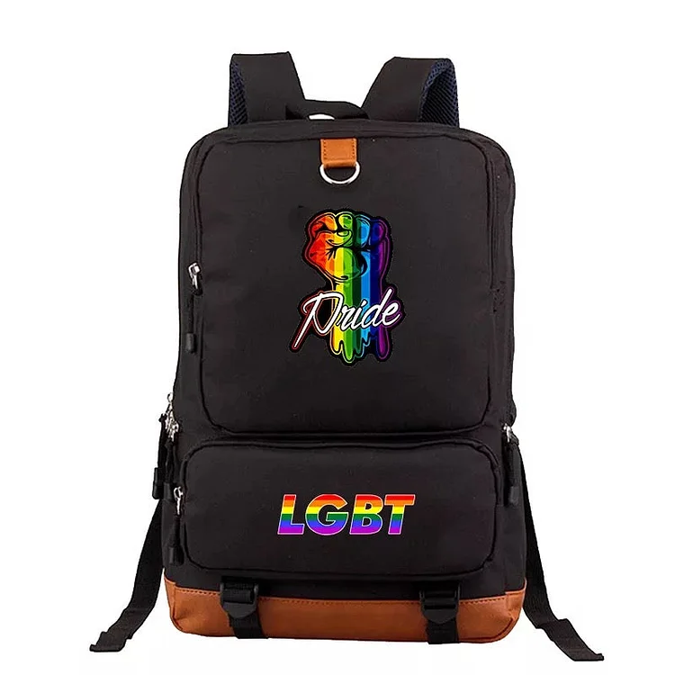 Mayoulove LGBT #2 School Bag Water Proof Backpack NoteBook Laptop For Kids Adults-Mayoulove
