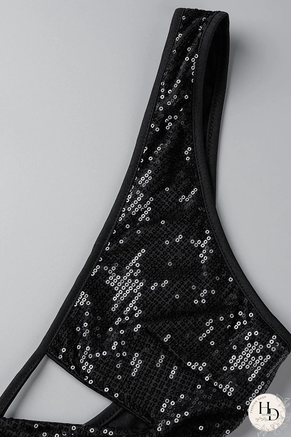 Black Sexy Solid Hollowed Out Patchwork Spaghetti Strap Skinny Jumpsuits