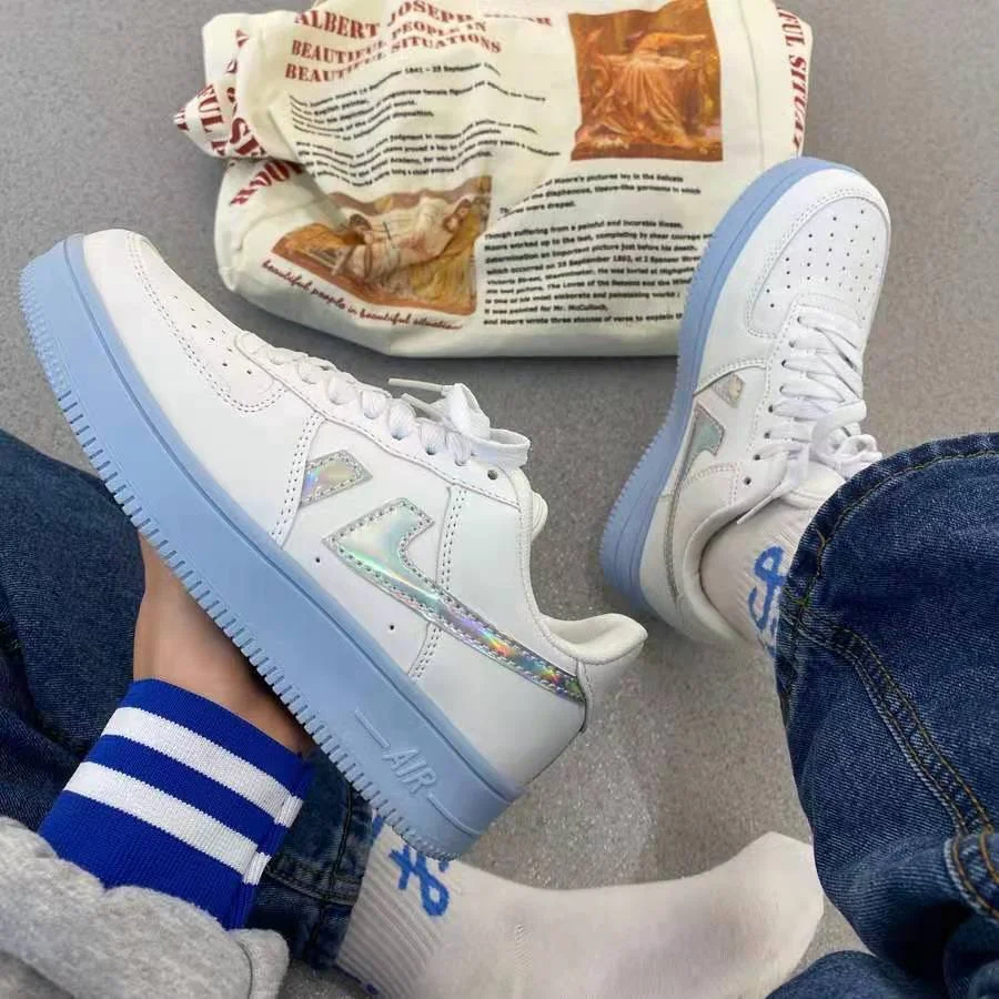 Lourdasprec 2022 Fashion Patchwork Shoes for Women Summer Japanese Style White Zapatillas Mujer Breathable Ladies Footwear Casual Sneakers