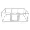 [US Local Warehouse] 12-Panel Clear Acrylic Indoor Dog Playpen 23.6 Inch-H Whelping Crate Kennel Cage Enclosure with Door Easy Assemble Pet Fence Transparent Pet Pen for Small Animals Bunny Rabbit Ferret