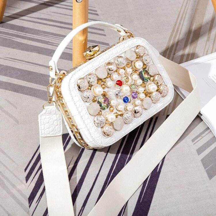 Women's bag luxury designer purses and handbags rhinestone evening bags brand clutch purse vintage ladies wedding party bags