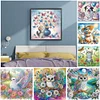 (Multi-Style)Animal-Partial Special Shaped Diamond Painting 40*40CM