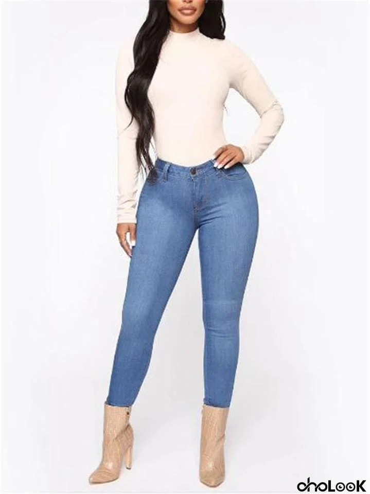 Women's High Stretch Denim Pants