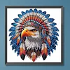 Indischer Adler - speziell geformtes Diamond Painting - 30*30cm
