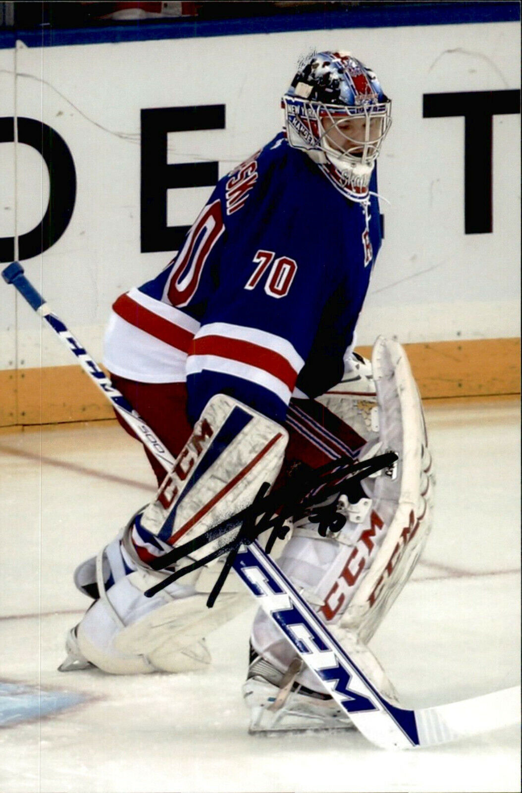 Mackenzie Skapski SIGNED 4x6 Photo Poster painting NEW YORK RANGERS #6